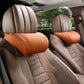 Ergonomic headrest and lumbar support set for car seats