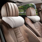 Ergonomic headrest and lumbar support set for car seats