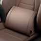 Ergonomic headrest and lumbar support set for car seats