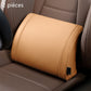 Ergonomic headrest and lumbar support set for car seats