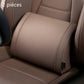 Ergonomic headrest and lumbar support set for car seats