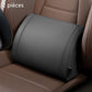 Ergonomic headrest and lumbar support set for car seats