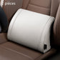 Ergonomic headrest and lumbar support set for car seats