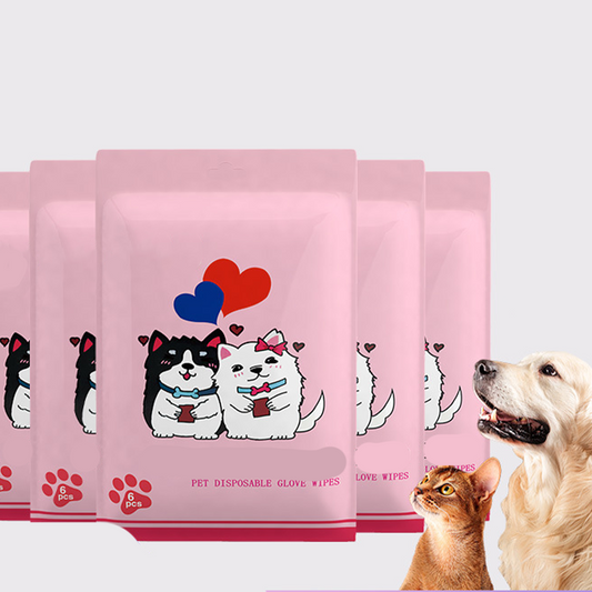 Waterless Pet Grooming Gloves for Cats & Dogs