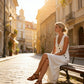 Women's Sleeveless V-Neck Maxi Dress with Pockets