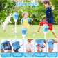 Automatic Handheld Bubble Machine for Kids, Bubble Maker Spring Summer Toys with Lights, Outdoor Rechargeable Blower Best Easter Gift for Children
