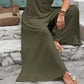Sleeveless Ribbed Wide-Leg Jumpsuit with Pockets