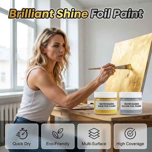 Water-Based Gold Foil Paint