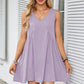 Women’s V-Neck Sleeveless Pleated Dress | Loose & Elegant, Summer Versatile! 👗✨