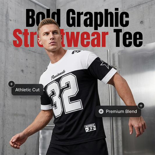 Men's Casual Graphic Print Tee | Streetwear Style, Relaxed Comfort, Make a Statement! 👕✨