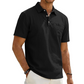 Men's Cotton Linen Short Sleeve Collared Shirt | Breathable, Casual Chic, Summer Essential! 👕☀️
