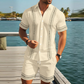 Men's Floral Print Short Sleeve Shirt & Shorts Set | Trendy, Breathable, Vacation Ready! 🌴☀️