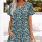 Women's Casual Loose Short Sleeve Dress | Stylish Comfort, Pockets Included! 👗✨