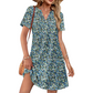 Women's Casual Loose Short Sleeve Dress | Stylish Comfort, Pockets Included! 👗✨