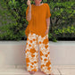 Women's Trendy Two-Piece Casual Outfit | Floral Pants, Comfy & Versatile, Summer Essential! 🌸👖