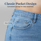 Style: Women's Distressed Knee-Length Denim Shorts with Side Tassels
