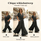 Casual V-Neck Tie-Waist Wide-Leg Jumpsuit for Women