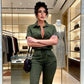 👗💖2026 New Collection! Short Sleeve Button-Front Jumpsuit for Women🌟