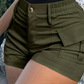✨ NEW! Women's High-Waist Cargo Shorts