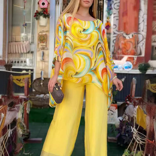 ☀️ NEW! Summer Chiffon 2-Piece Set