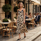 🐆 Limited Offer! Women's Leopard Print V-Neck Strap Dress - Wild & Elegant! 🐆