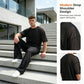 📢📢39% OFF !! ⏰Men's T-Shirt & Wide-Leg Pants 2-Piece Set