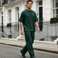 📢📢39% OFF !! ⏰Men's T-Shirt & Wide-Leg Pants 2-Piece Set
