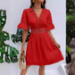 ✨Flash Sale! Elegant V-Neck Lace Dress 🏖️ Your Summer Vacation Essential!