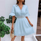 ✨Flash Sale! Elegant V-Neck Lace Dress 🏖️ Your Summer Vacation Essential!