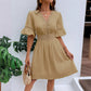 ✨Flash Sale! Elegant V-Neck Lace Dress 🏖️ Your Summer Vacation Essential!