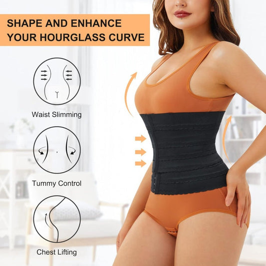 [🔥 50% OFF] Nebility 2-Piece Gradual Slimming Waist Trainer & Sweat Belt Set
