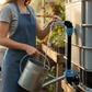 Adapter set for IBC tanks – riser, zinc alloy tap (3/4"), PE hose & elbow fittings – ideal for the garden & home💧🏡