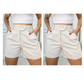 Women's High-Waist Pleated Shorts - Elegant, Comfy & Versatile