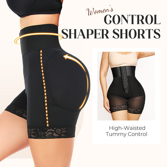 Women's High-Waisted Tummy Control Shaper Shorts - Invisible Comfort, Perfect Curves