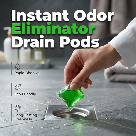 Bio-Enzyme Drain Deodorizer Capsules - Odor Eliminator, Fresh Home