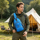 🎒 50% DI SCONTO! ✨ Borsa a tracolla da uomo per attività all'aperto – Molte tasche, resistente all'acqua, parte posteriore traspirante