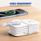 Travel Power Strip, ORICO 4 Outlets 2 USB Ports (1 USB C) with 4FT Wrapped Short Extension Cord Small Power Strip