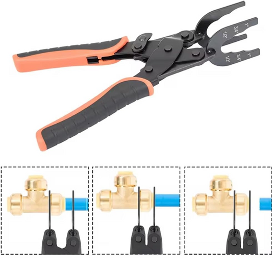 Exclusive Offer »Fit Disconnect Tong Tool for Easily Removing Push-to- Connect Fittings (1/2in, 3/4in, lin)