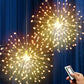Christmas Firework LED Copper Wire String Lights