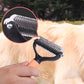 Double-Sided Deshedding Pet Grooming Brush