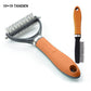 Double-Sided Deshedding Pet Grooming Brush