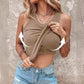 💖Last Day Special Price 💲33!!💖Ribbed Stretchy Tank Top with Shelf Bra