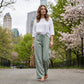 Women's Casual Wide-Leg Trousers