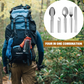 4-in-1 Stainless Steel Portable Cutlery Set