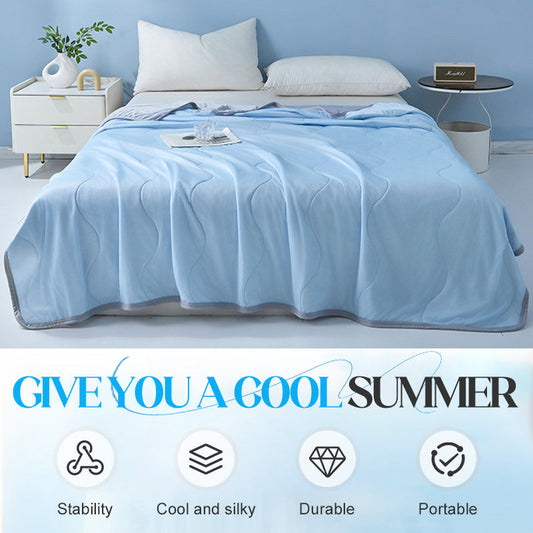 rivoneed Cooling Blanket, designed specifically for those who feel the heat—a lightweight, breathable, extra-long, double-sided sheet made of bamboo fiber rayon, offering comfortable bedding and making a great gift for spring.