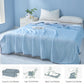 rivoneed Cooling Blanket, designed specifically for those who feel the heat—a lightweight, breathable, extra-long, double-sided sheet made of bamboo fiber rayon, offering comfortable bedding and making a great gift for spring.