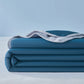 rivoneed Cooling Blanket, designed specifically for those who feel the heat—a lightweight, breathable, extra-long, double-sided sheet made of bamboo fiber rayon, offering comfortable bedding and making a great gift for spring.