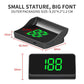 HUD Vehicle GPS Digital Speedometer