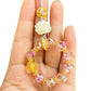Zen-Inspired Lotus Beaded Phone & Bag Charm