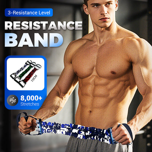 💪 50% OFF Natural Latex Resistance Bands Set | 3 Resistance Levels for Home Gym, Yoga & Full Body Workout